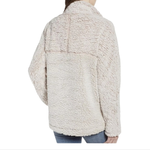 THREAD & SUPPLY IVORY WUBBY SHERPA JACKET - Picture 5 of 6